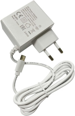 Alimentation 5V 2,4A 12W USB C avec câble