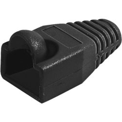 Sachet de 10 manchons à boule RJ45 noir