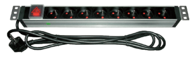 Multiprise 19" 8 sorties 16A avec interrupteur