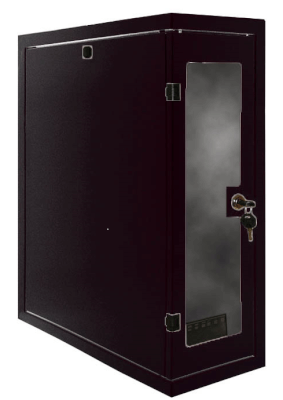 Coffret mural vertical fixe 19'' 4U Prof 500