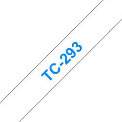 Ruban d'étiquettes TC293 Bleu/Blanc