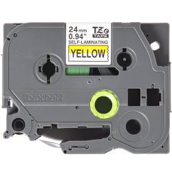 Ruban TZe-SL651 24mm Noir /  Jaune Auto-Laminé