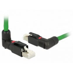 Connecteur RJ45 Cat 5e STP coudé ajustable