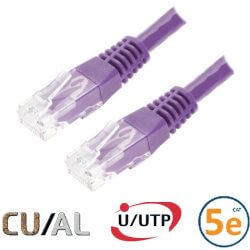 Cordon RJ45 Cat 5e U/UTP Classic  0.3m violet