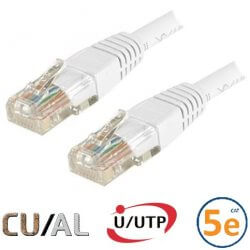 Cordon RJ45 Cat 5e U/UTP Classic  0.3m blanc