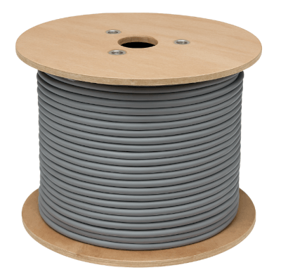 Touret 500m 4 paires F/FTP Cat 6a monobrin LSZH