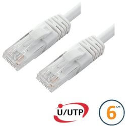 Cordon RJ45 Cat 6 U/UTP Primacy  0.3m blanc