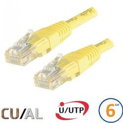 Cordon RJ45 Cat 6 U/UTP Classic 30cm jaune