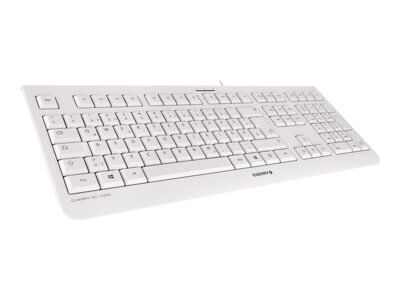 Clavier plat blanc KC1000 USB 109 touches