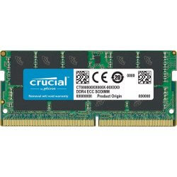 16GB DDR4 2400 MT/s (PC4-19200) CL17 DR x8 ECC SO