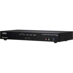 Switch KVM desktop 4 ports dual HDMI 4K