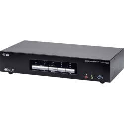 Switch KVM Desktop 4 ports Triple Display 4K USB