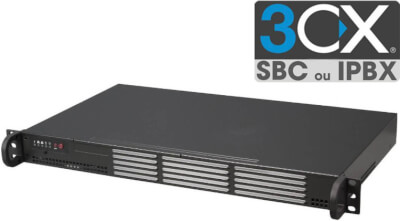 Serveur 3CX hybride IPBX/SBC V20 Rack 19" 30 ext