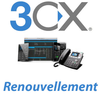 Renouvellement licence ou maintenance 3CX