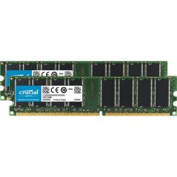 Kit de 2 mémoires DDR 1GO CL2.5 PC2700