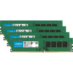 Kit de 4 mémoires DDR4 16 GO CL17 DRx8 PC4-19200