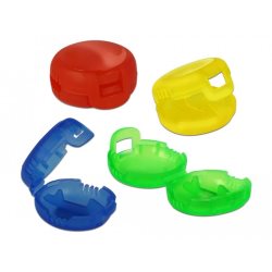 Pack de 4 câble clipper Bleu, Jaune, rouge, vert