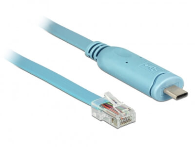 Câble adaptat. USB-C 2.0 vers série RS232A RJ45 3m