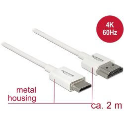 Câble vidéo Premium HDMI - Mini HDMI C 3D 4K 2m