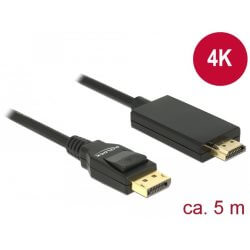 Câble DisplayPort 1.2 M > High Speed HDMI-A 4K 5m