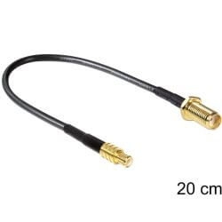 Câble antenne SMA F > MCX M 20cm