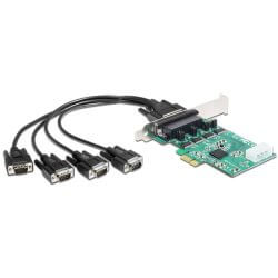 Carte PCI Express 4 RS232 High speed Alim POS