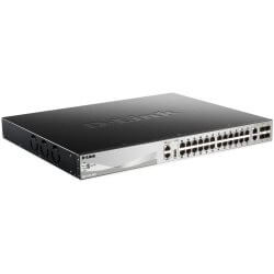 xStack 24 Giga PoE at 370W + 2 10GB & 4 SFP+