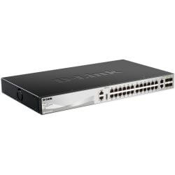 xStack 24 Ports Giga + 2 Ports 10G & 4 Ports SFP+