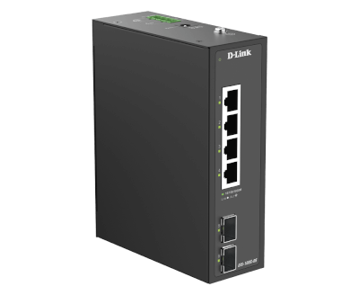 Switch Indus 4 Ports Giga + 2 SFP Format Rail DIN