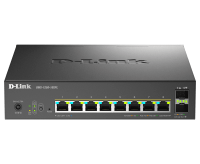 Switch PoE Smart+ L2+ 8 PoE 2,5 GbE + 2 SFP+ 120W