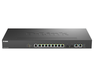 Switch PoE L2+ 8 PoE 2,5GbE + 2 10Mul.GbE + 2 SFP+