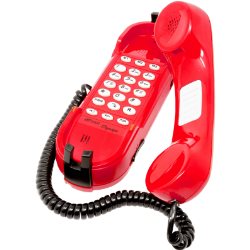 Téléphone analogique ampli HD2000 rouge