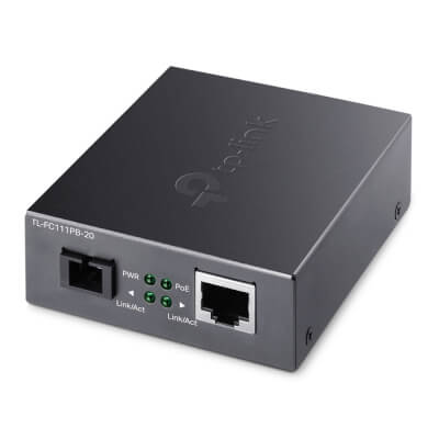 Transceiver 10/100 baseTX PoE WDM SC 1550Tx/1310Rx TP-LINK Transceiver 10/100 baseTX PoE WDM SC 1550Tx/1310Rx TP-LINK