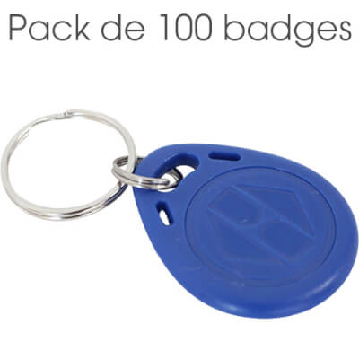 Pack de 100 badges RFID pour GDS37xx