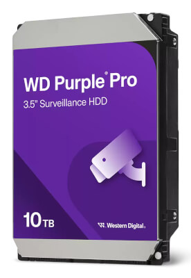 HDD WD Purple Pro Vidéo Surveillance 10Tb 256Mo