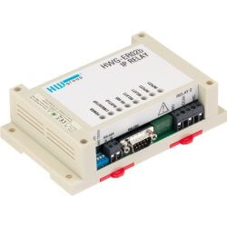 Relais IP DIN compatible 2x DI  2x relais over IP