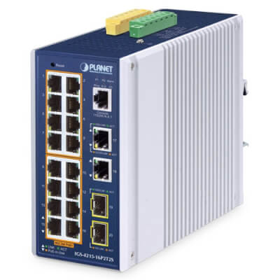 Switch indus 16 Giga PoE +2 Giga + 2SFP L2/L4 320W