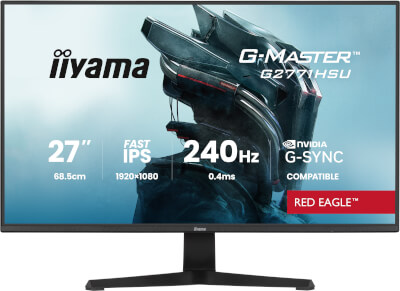 Moniteur 27" GMaster RedEagle IPS FullHD HP HubUSB
