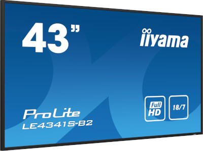 Moniteur 43" IPS Full HD HP VGA/3xHDMI