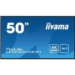 Moniteur 50" IPS Led 4K UHD HP VGA/DVI/HDMI