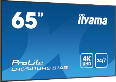 Moniteur  65’’ 4K pour l’affichage dynamique 24/7