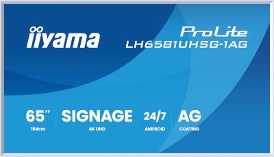Moniteur 65" IPS Led 4K UHD dalle VA HP Android OS
