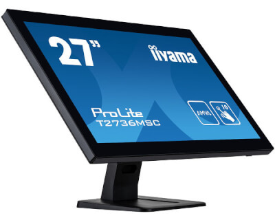 Moniteur 27" tactile PCAP 10 pts HDMI /DP
