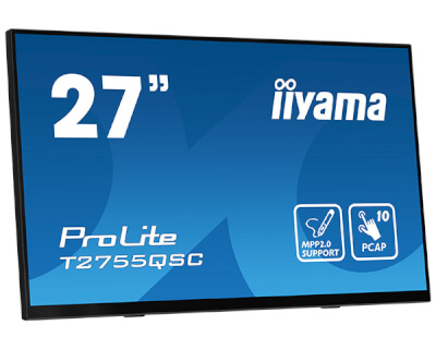 Dalle 27" tactile PCAP 10 pts 2560x1440 HDMI /DP