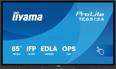 Moniteur 65" tactile interactif 4K UHD Android