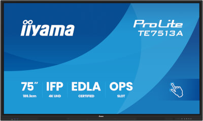 Moniteur 75" tactile interactif 4K UHD Android