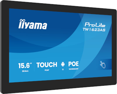 Moniteur 15,6''Tactile PCAP FullHD WiFi Android HP
