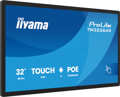 Moniteur 31,5'' Tactile PCAP FullHD HP USB WiFi
