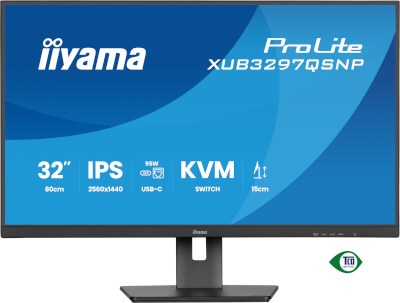 Moniteur 32'' IPS  2560x1440 à 100Hz 1ms Dock USB
