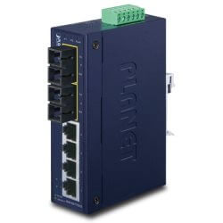 Switch indus IP30 4x 100Mbits +2 SC 15km -40/+75°